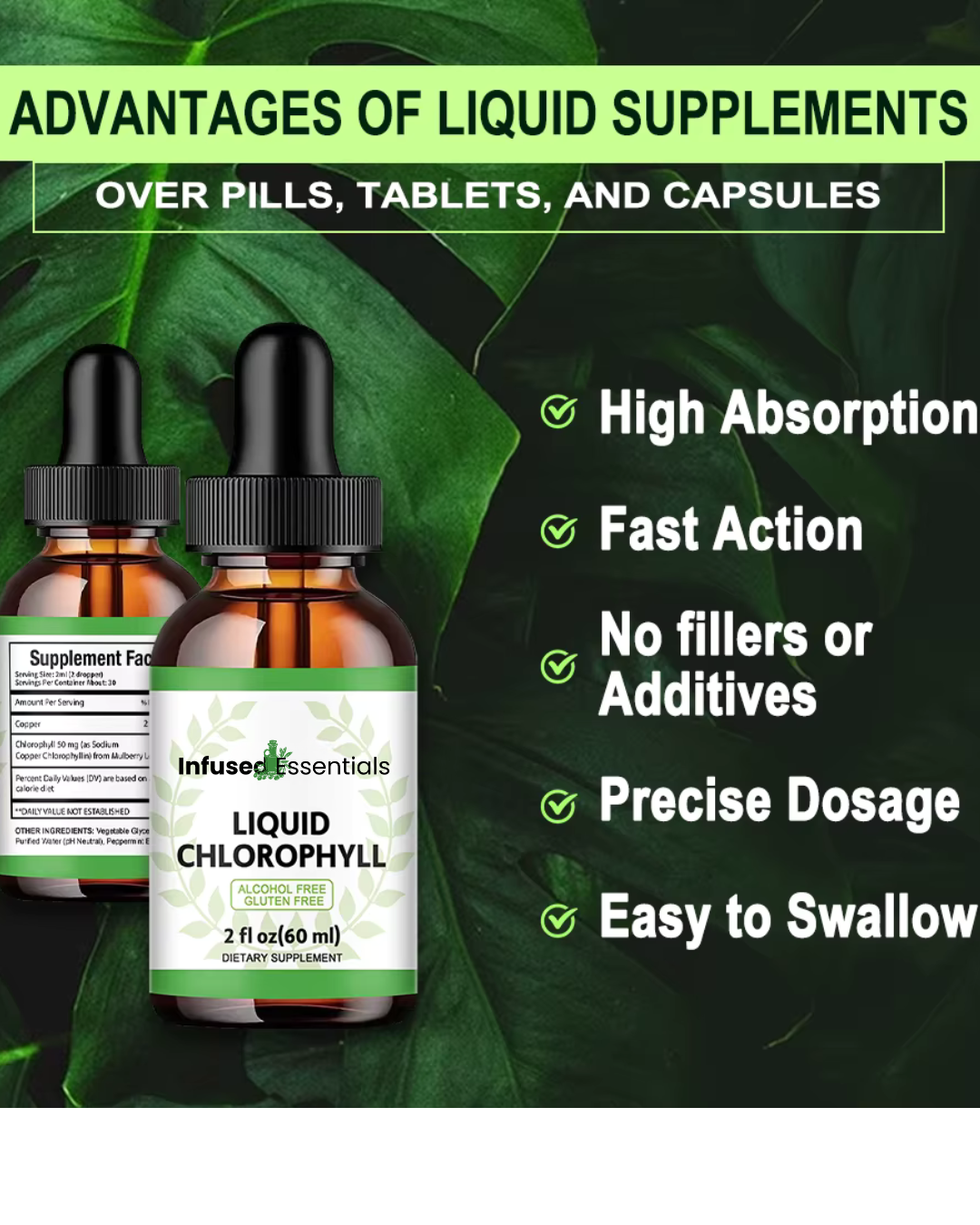 Infused Essentials Liquid Chlorophyll Drops